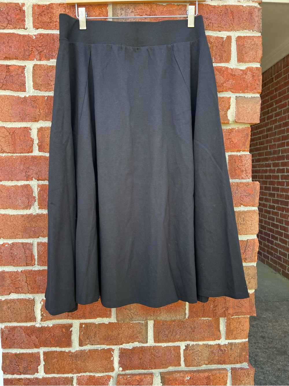 torrid Black Circle Skirt with Subtle Pockets - Picture 2 of 8